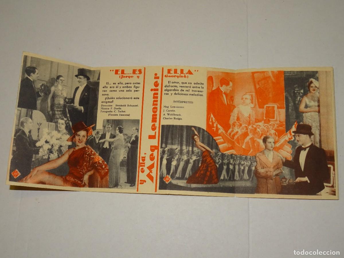 Cine: PROGRAMA DE CINE - EL...ES ELLA - BUEN ESTADO - Foto 2