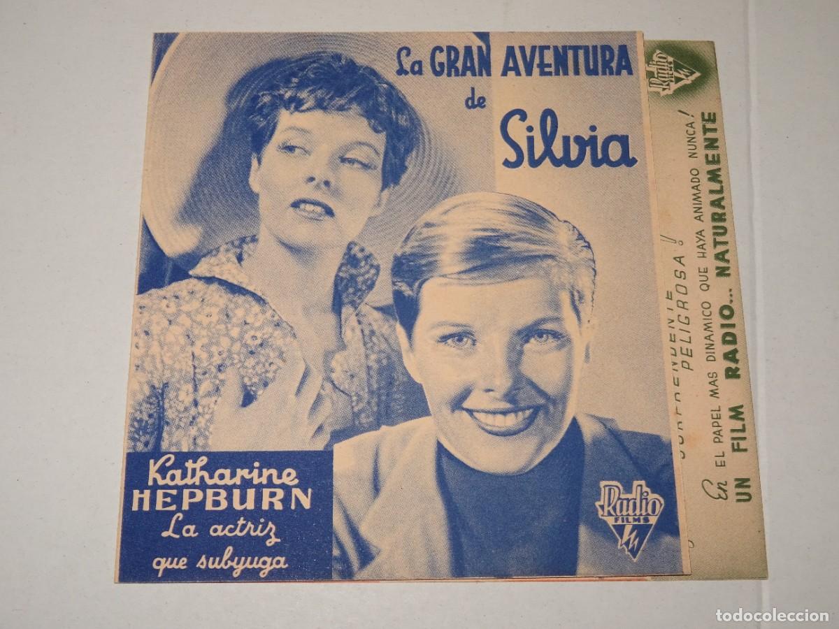 Cine: PROGRAMA DE CINE - LA GRAN AVENTURA DE SILVIA - BUEN ESTADO - Foto 1