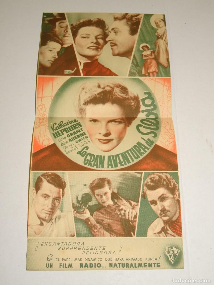 Cine: PROGRAMA DE CINE - LA GRAN AVENTURA DE SILVIA - BUEN ESTADO - Foto 2