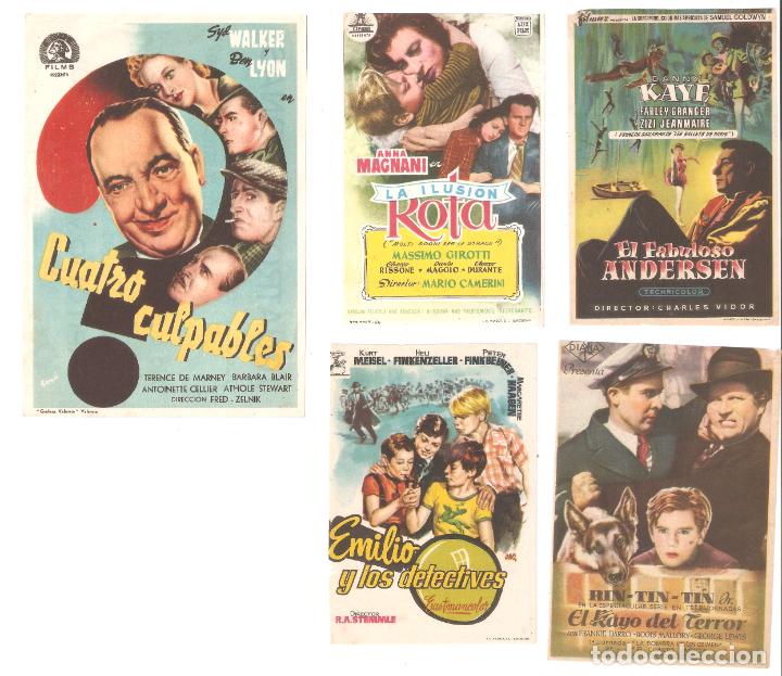 Cine: 5 Programas cine de tema cigarrilos, Tabaco. Lote 7. - Vell i Bell - Foto 1