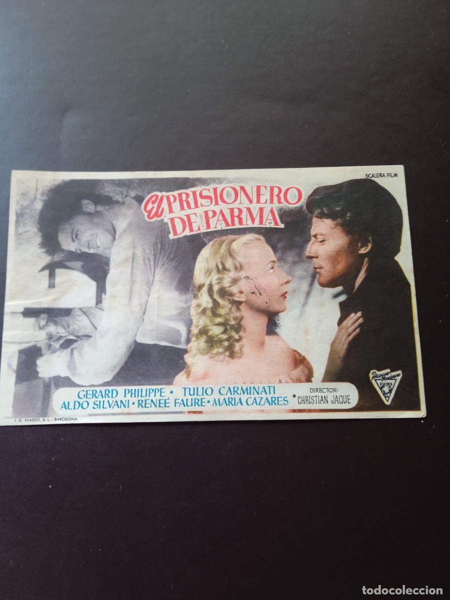 Cinema: El prisionero de Parma con publicidad Cinema El Molino