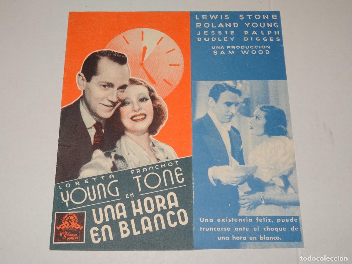 Cine: PROGRAMA DE CINE - UNA HORA EN BLANCO - BUEN ESTADO - Foto 1