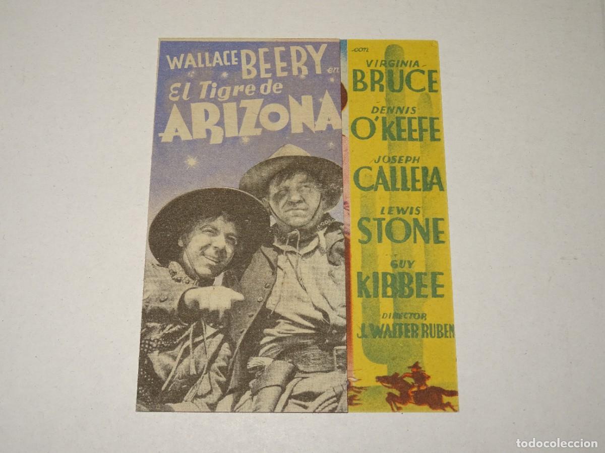 Cine: PROGRAMA DE CINE - EL TIGRE DE ARIZONA - BUEN ESTADO - Foto 1