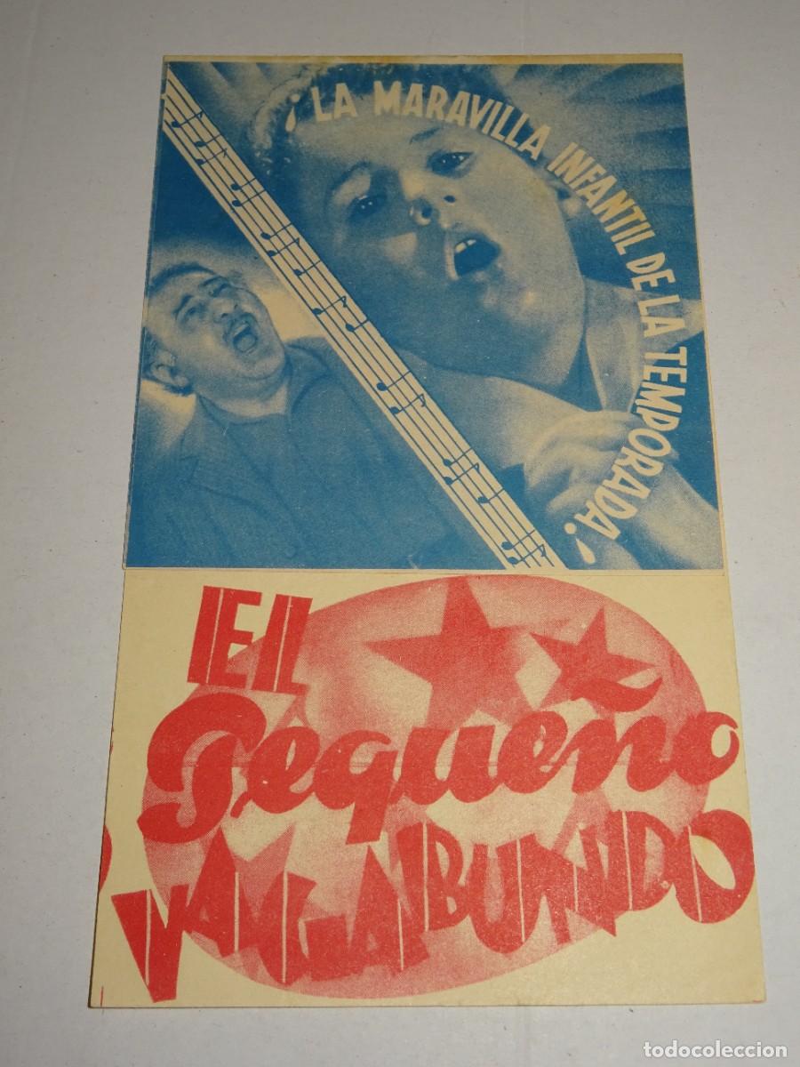 Cine: PROGRAMA DE CINE - EL PEQUE&Ntilde;O VAGABUNDO - BUEN ESTADO - Foto 1