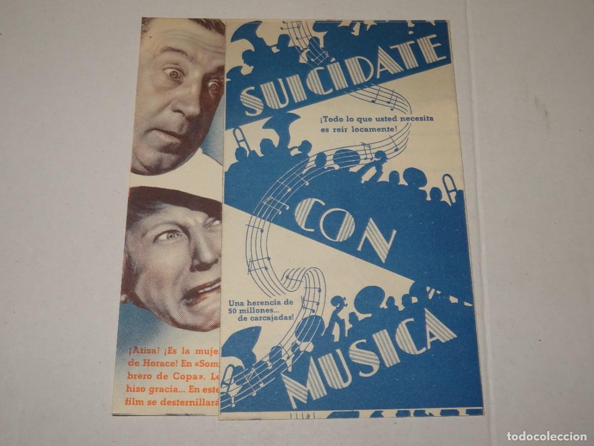 Cine: PROGRAMA DE CINE - SUICIDATE CON M&Uacute;SICA - BUEN ESTADO - Foto 1