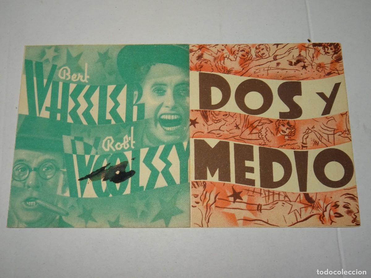 Cine: PROGRAMA DE CINE - DOS Y MEDIO - BUEN ESTADO - Foto 1