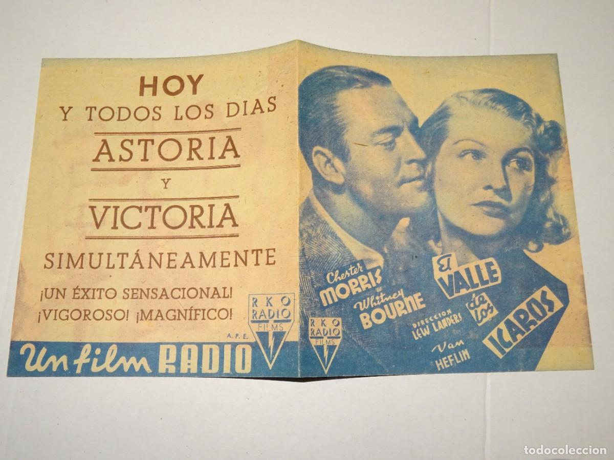 Cine: PROGRAMA DE CINE - EL VALLE DE LOS ICAROS - BUEN ESTADO - Foto 1