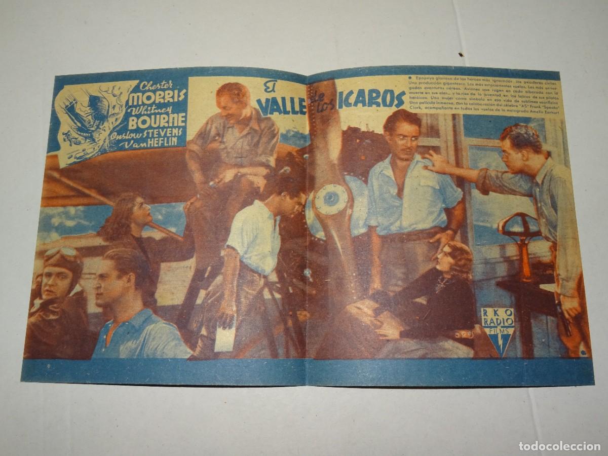 Cine: PROGRAMA DE CINE - EL VALLE DE LOS ICAROS - BUEN ESTADO - Foto 2