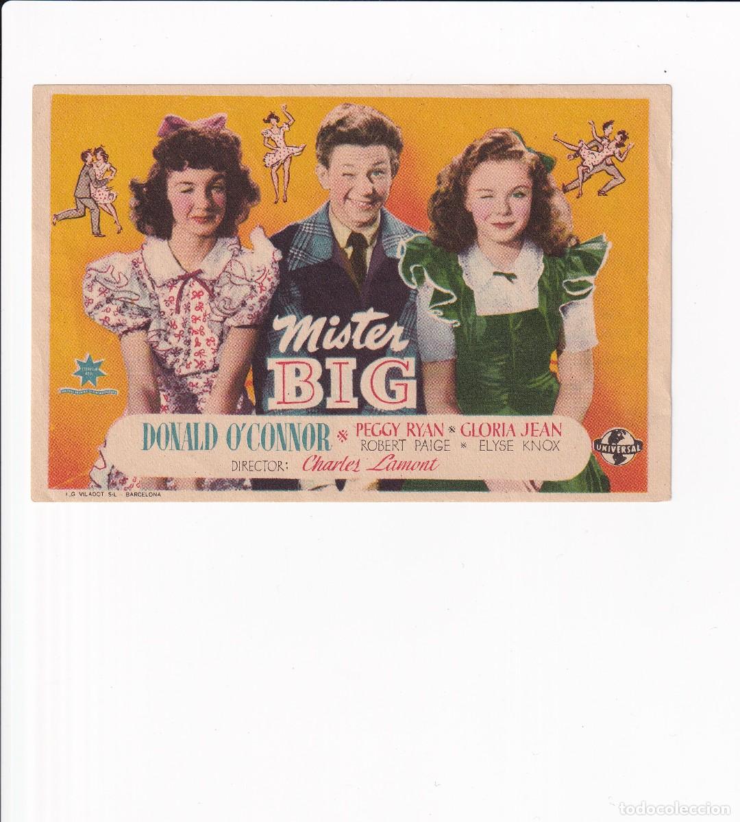 Cine: MISTER BIG .- DONALD OCONNOR - Foto 1