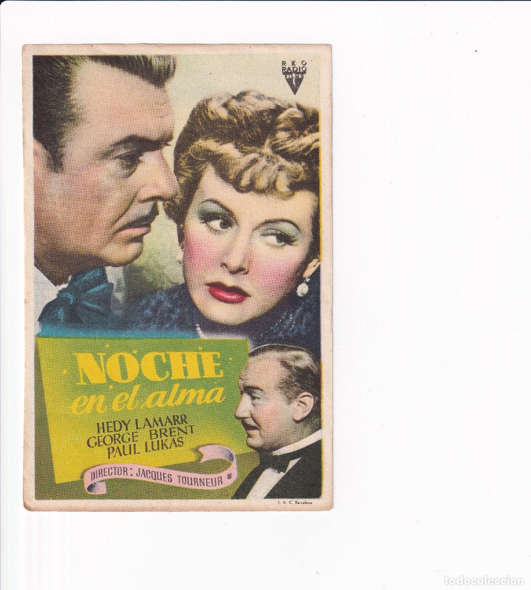 Cine: NOCHE EN EL ALMA .- HEDY LAMARR - Foto 1