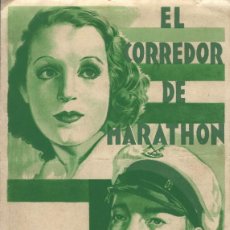  Foglietti di film di film antichi di cinema: F2602 EL CORREDOR DE MARATHON