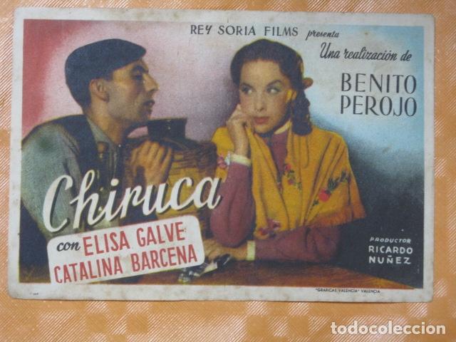 Cine: FOLLETO DE MANO CHIRUCA - Foto 1