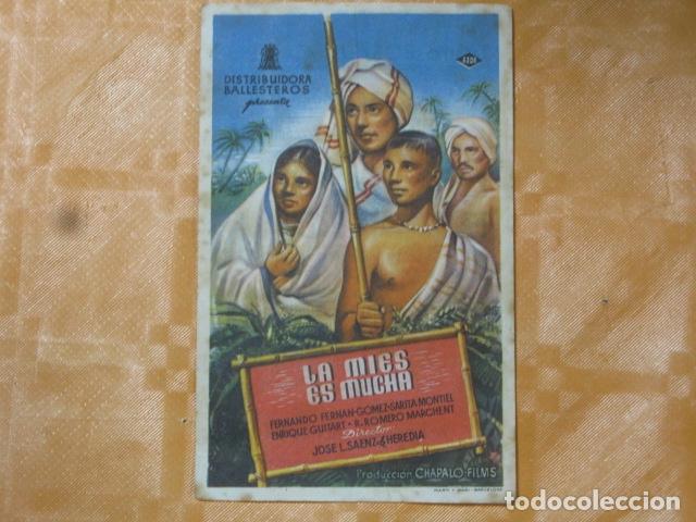 Cine: FOLLETO DE MANO LA MIES ES MUCHA - Foto 1