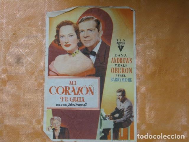 Cine: FOLLETO DE MANO MI CORAZON TE GUIA - Foto 1