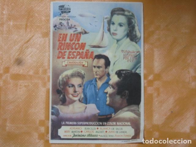 Cine: FOLLETO DE MANO EN UN RINCON DE ESPA&Ntilde;A - Foto 1
