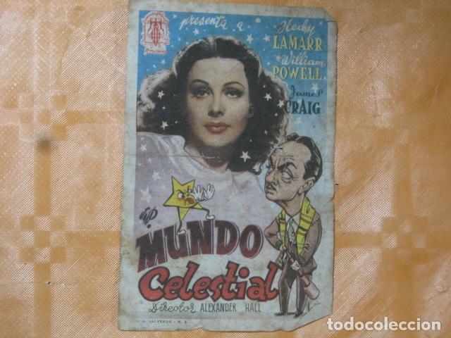 Cine: FOLLETO DE MANO MUNDO CELESTIAL - Foto 1