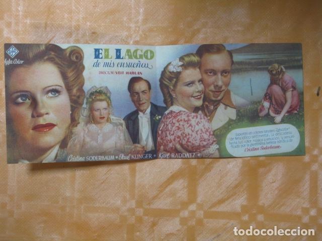 Cine: FOLLETO DE MANO EL LAGO DE MIS ENSUE&Ntilde;OS - Foto 2