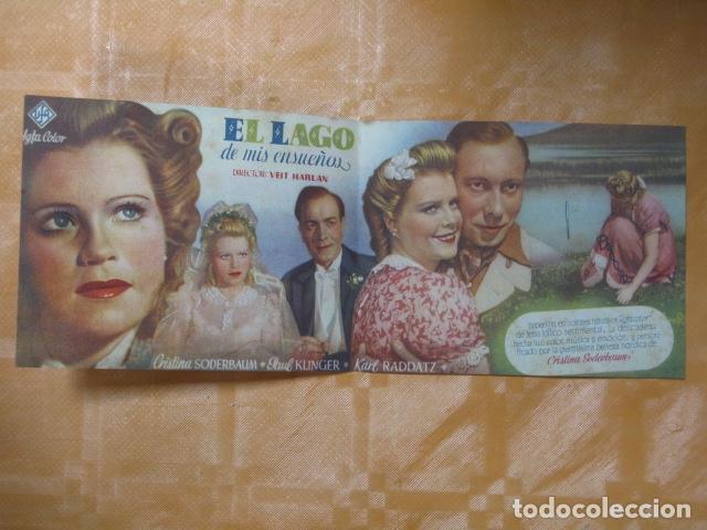 Cine: FOLLETO DE MANO EL LAGO DE MIS ENSUE&Ntilde;OS - Foto 2