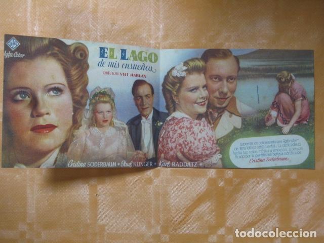 Cine: FOLLETO DE MANO EL LAGO DE MIS ENSUE&Ntilde;OS - Foto 2