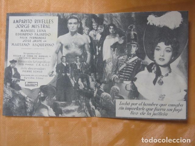 Cine: FOLLETO DE MANO LA DUQUESA BENAMEJI - Foto 2