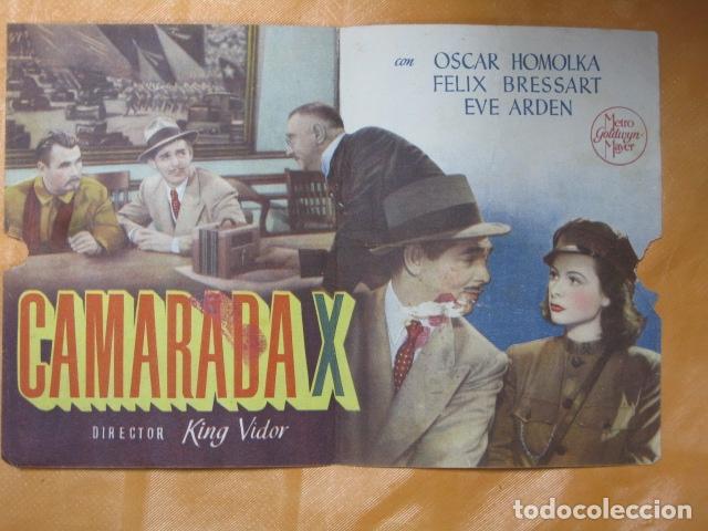 Cine: FOLLETO DE MANO CAMARADA X - Foto 2