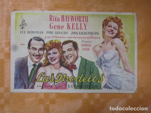 Cine: FOLLETO DE MANO LAS MODELOS - Foto 1