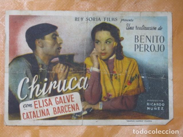Cine: FOLLETO DE MANO CHIRUCA - Foto 1