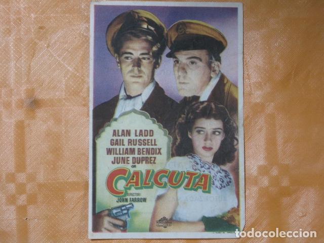 Cine: FOLLETO DE MANO CALCUTA - Foto 1
