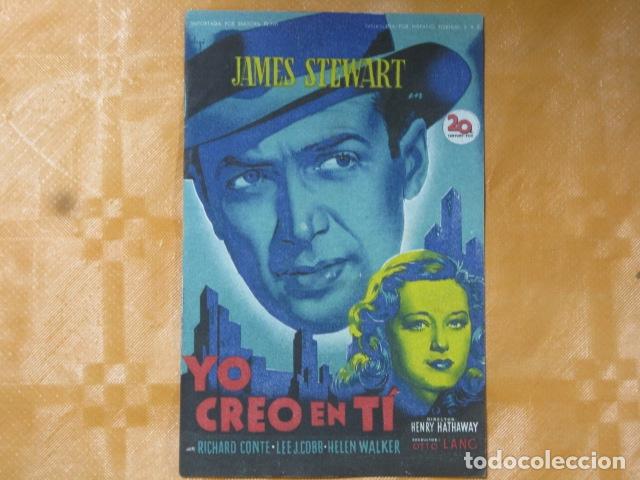 Cine: FOLLETO DE MANO YO CREO EN TI - Foto 1