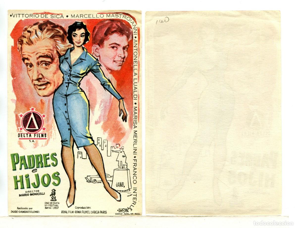 Cine: PADRES E HIJOS, con Vittorio de Sica.