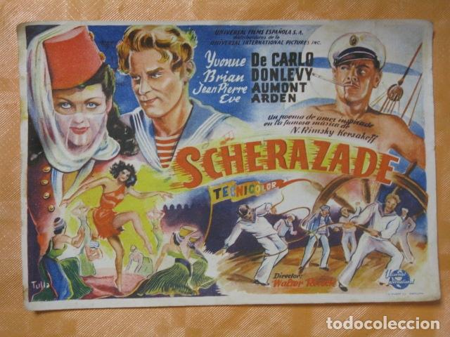 Cine: FOLLETO DE MANO SCHEREZADE - Foto 1