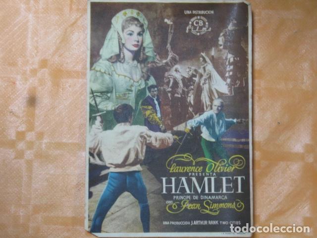Cine: FOLLETO DE MANO HAMLET - Foto 1