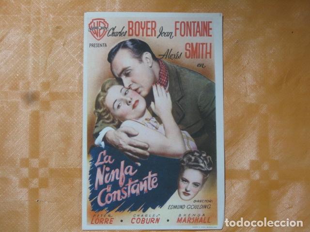 Cine: FOLLETO DE MANO LA NINFA CONSTANTE - Foto 1
