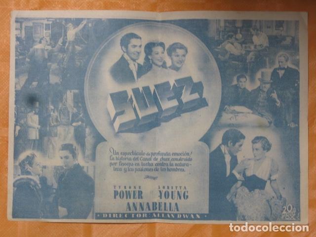Cine: FOLLETO DE MANO SUEZ - Foto 2