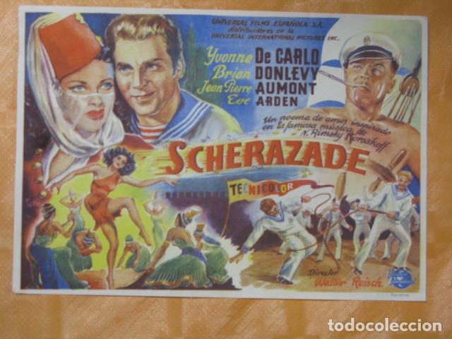 Cine: FOLLETO DE MANO SCHERAZADE - Foto 1