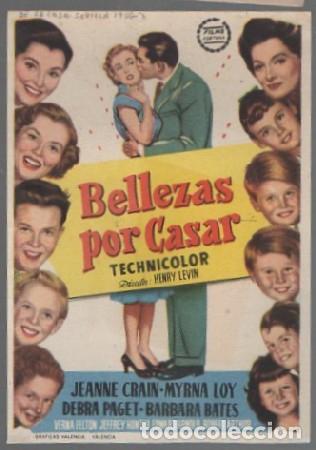 Cine: PROGRAMA DE CINE. BELLEZAS POR CASAR PC-6856 - Foto 1