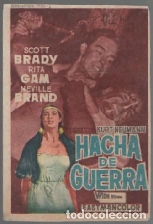 Cine: PROGRAMA DE CINE. HACHA DE GUERRA PC-6872 - Foto 1