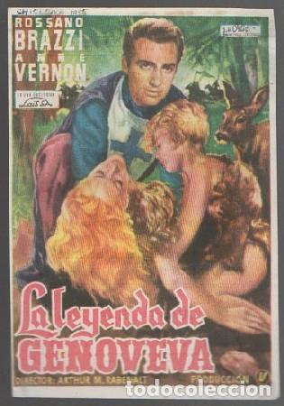 Cine: PROGRAMA DE CINE. LA LEYENDA DE GENOVEVA PC-6877 - Foto 1