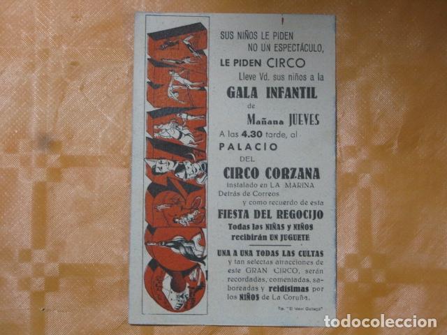 Cine: FOLLETO DE MANO CORZANA - Foto 2