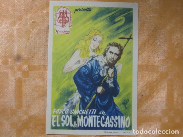 Cine: FOLLETO DE MANO EL SOL DE MONTECASSINO - Foto 1