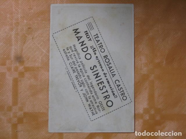 Cine: FOLLETO DE MANO MANDO SINIESTRO - Foto 2
