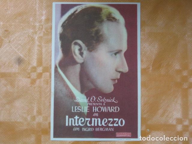 Cine: FOLLETO DE MANO INTERMEZZO - Foto 1