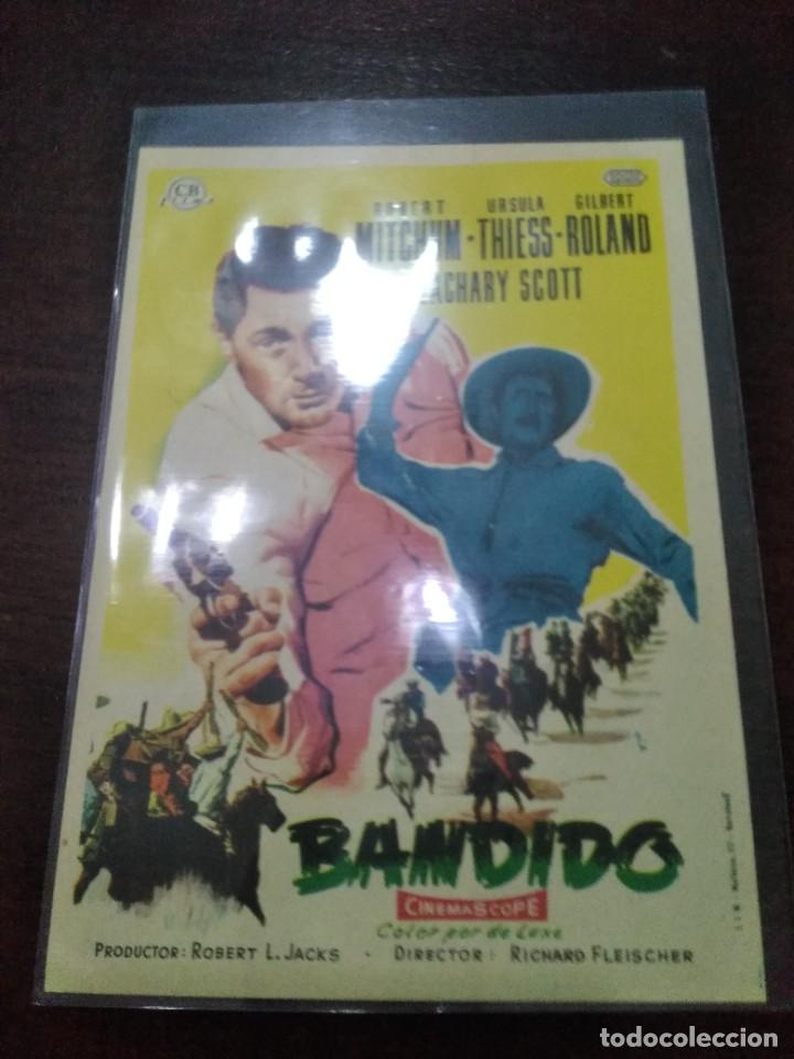 Cine: PROGRAMA O FOLLETO DE MANO DE CINE bandido - Foto 1