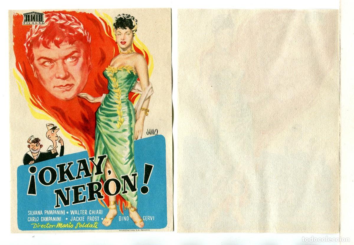 Cine: OKEY NER&Oacute;N, con Silvana Pampanini. - Foto 1