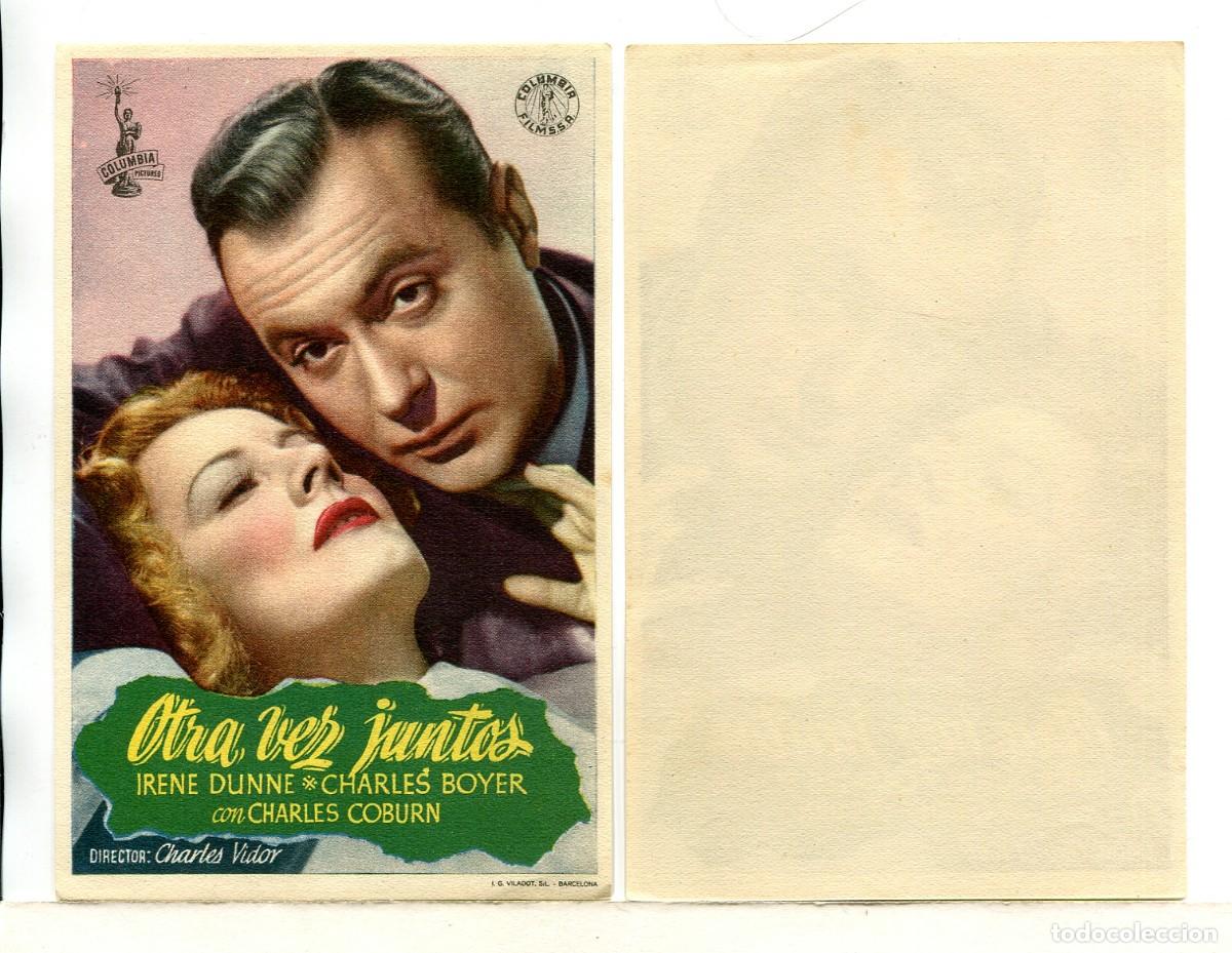  Flyers Publicitaires de films Anciens: OTRA VEZ JUNTOS, con Charles Boyer.