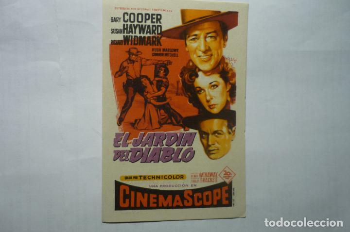 Cine: programa el jardin del diablo gary cooper publicidad - Foto 1