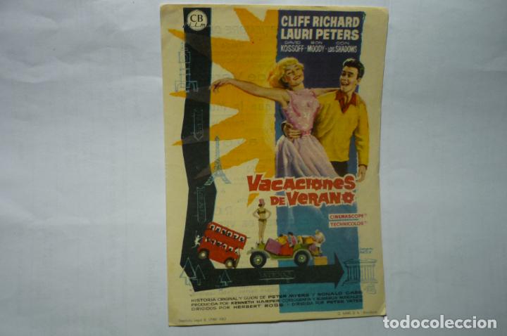 Cine: programa vacaciones de verano cliff richard publicidad - Foto 1