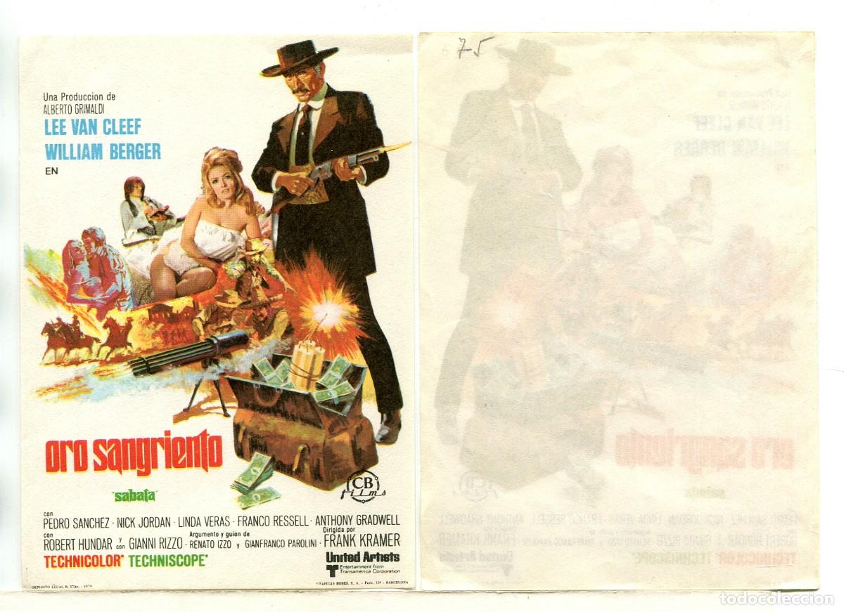 Cine: ORO SANGRIENTO, con Lee Van Cleef. - Foto 1