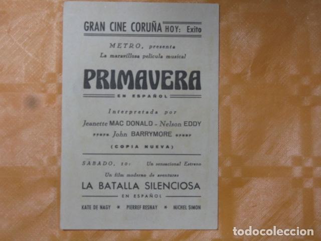 Cine: FOLLETO DE MANO PRIMAVERA - Foto 2