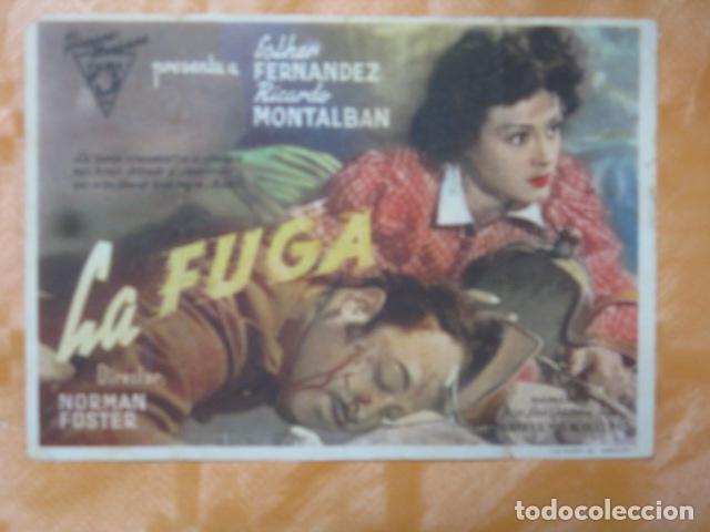 Cine: FOLLETO DE MANO LA FUGA - Foto 1